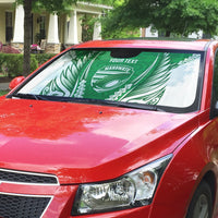 Manawatu 2026 Rugby Custom Auto Sun Shade NZ Maori Silver Fern LT14 - Polynesian Pride