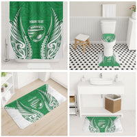Manawatu 2026 Rugby Custom Bathroom Set NZ Maori Silver Fern