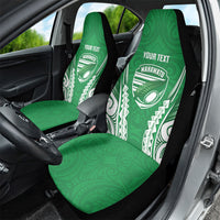 Manawatu 2026 Rugby Custom Car Seat Cover NZ Maori Silver Fern LT14 - Polynesian Pride