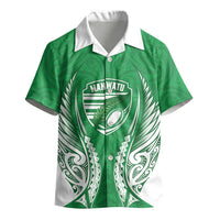 Manawatu 2026 Rugby Custom Kid Hawaiian Shirt NZ Maori Silver Fern LT14 - Polynesian Pride
