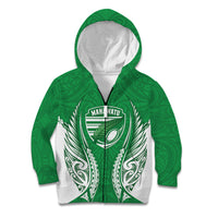 Manawatu 2026 Rugby Custom Kid Hoodie NZ Maori Silver Fern