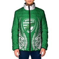 Manawatu 2026 Rugby Custom Padded Jacket NZ Maori Silver Fern