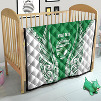 Manawatu 2026 Rugby Custom Quilt NZ Maori Silver Fern