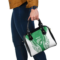 Manawatu 2026 Rugby Custom Shoulder Handbag NZ Maori Silver Fern LT14 - Polynesian Pride