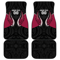 North Harbour 2026 Rugby Custom Car Mats NZ Maori Silver Fern LT14 - Polynesian Pride