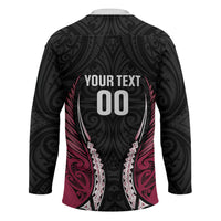 North Harbour 2026 Rugby Custom Hockey Jersey NZ Maori Silver Fern LT14 - Polynesian Pride