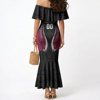 North Harbour 2026 Rugby Custom Mermaid Dress NZ Maori Silver Fern LT14 - Polynesian Pride