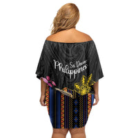 Kadayawan Philippines Family Matching Off Shoulder Short Dress and Hawaiian Shirt Filipino Eagle Happy 39th Anniversary