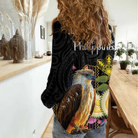 Kadayawan Philippines Women Casual Shirt Filipino Eagle Happy 39th Anniversary