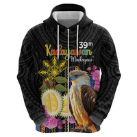 Kadayawan Philippines Zip Hoodie Filipino Eagle Happy 39th Anniversary