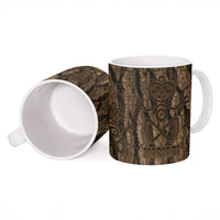 Kioranga Moriori New Zealand Ceramic Mug Kopi Rakau Carving Art LT14 - Polynesian Pride
