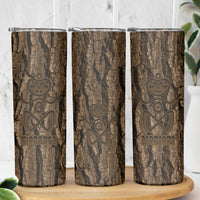 Kioranga Moriori New Zealand Skinny Tumbler Kopi Rakau Carving Art LT14 - Polynesian Pride