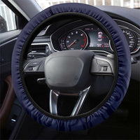 Blue New Zealand Eel Steering Wheel Cover Aotearoa Maori Tuna With Kotiate Weapon LT14 - Polynesian Pride
