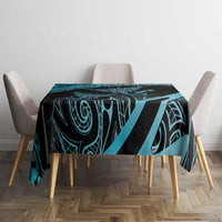New Zealand Stingray Tablecloth Aotearoa Whai With Maori Paua Shell LT14 - Polynesian Pride