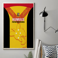Papua New Guinea Rubgby Canvas Wall Art Pacific 2023 Go PNG Kumuls LT14 - Polynesian Pride