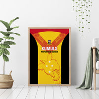 Papua New Guinea Rubgby Canvas Wall Art Pacific 2023 Go PNG Kumuls LT14 - Polynesian Pride
