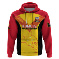 Custom Papua New Guinea Rubgby Hoodie Pacific 2023 Go PNG Kumuls LT14 Pullover Hoodie Yellow - Polynesian Pride