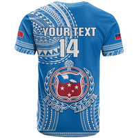 Custom Samoa Rugby T Shirt Pacific 2023 Go Toa Samoa LT14 - Polynesian Pride