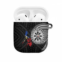 Philippines Strong AirPods Case Filipino Map Polynesian Tattoo LT14 Black - Polynesian Pride
