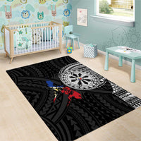 Philippines Strong Area Rug Filipino Map Polynesian Tattoo - Polynesian Pride