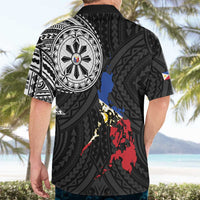 Philippines Strong Hawaiian Shirt Filipino Map Polynesian Tattoo LT14 - Polynesian Pride