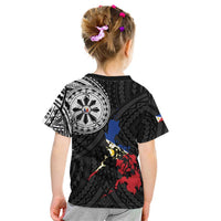 Philippines Strong Kid T Shirt Filipino Map Polynesian Tattoo LT14 - Polynesian Pride