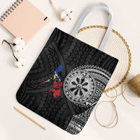 Philippines Strong Tote Bag Filipino Map Polynesian Tattoo - Polynesian Pride