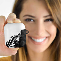 New Zealand Lawn Bowls Custom AirPods Case Aotearoa Silver Fern LT14 - Polynesian Pride