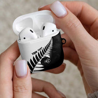 New Zealand Lawn Bowls Custom AirPods Case Aotearoa Silver Fern LT14 - Polynesian Pride