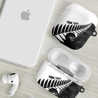 New Zealand Lawn Bowls Custom AirPods Case Aotearoa Silver Fern LT14 - Polynesian Pride