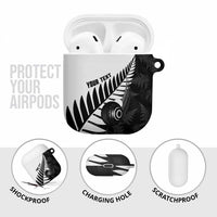 New Zealand Lawn Bowls Custom AirPods Case Aotearoa Silver Fern LT14 - Polynesian Pride