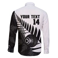 New Zealand Lawn Bowls Custom Family Matching Mermaid Dress and Hawaiian Shirt Aotearoa Silver Fern - Polynesian Pride