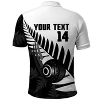 New Zealand Lawn Bowls Custom Polo Shirt Aotearoa Silver Fern LT14 - Polynesian Pride