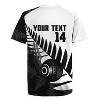 New Zealand Lawn Bowls Custom Rugby Jersey Aotearoa Silver Fern LT14 - Polynesian Pride