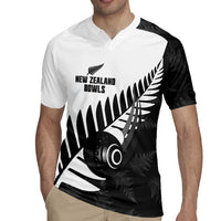 New Zealand Lawn Bowls Custom Rugby Jersey Aotearoa Silver Fern LT14 - Polynesian Pride