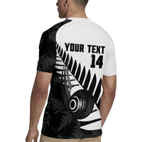 New Zealand Lawn Bowls Custom Rugby Jersey Aotearoa Silver Fern LT14 - Polynesian Pride