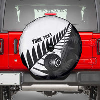 New Zealand Lawn Bowls Custom Spare Tire Cover Aotearoa Silver Fern LT14 - Polynesian Pride