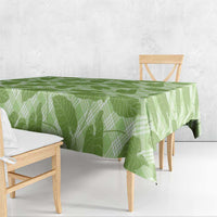 Green Hawaii Kalo Palaka Motifs Tablecloth Hawaiian Taro Leaves Elegant Vibes LT14 - Polynesian Pride
