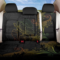 Aloha Hawaii Kalo Back Car Seat Cover Reggae Taro Polynesian Pattern LT14 One Size Black - Polynesian Pride