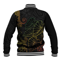Aloha Hawaii Kalo Baseball Jacket Reggae Taro Polynesian Pattern LT14 - Polynesian Pride