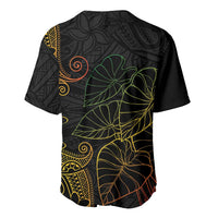 Aloha Hawaii Kalo Baseball Jersey Reggae Taro Polynesian Pattern LT14 - Polynesian Pride