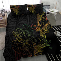 Aloha Hawaii Kalo Bedding Set Reggae Taro Polynesian Pattern - Polynesian Pride