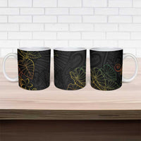Aloha Hawaii Kalo Ceramic Mug Reggae Taro Polynesian Pattern LT14 - Polynesian Pride