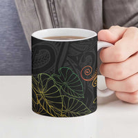 Aloha Hawaii Kalo Ceramic Mug Reggae Taro Polynesian Pattern LT14 - Polynesian Pride
