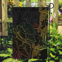 Aloha Hawaii Kalo Garden Flag Reggae Taro Polynesian Pattern - Polynesian Pride