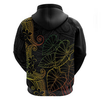 Aloha Hawaii Kalo Hoodie Reggae Taro Polynesian Pattern - Polynesian Pride