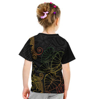 Aloha Hawaii Kalo Kid T Shirt Reggae Taro Polynesian Pattern LT14 - Polynesian Pride