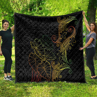 Aloha Hawaii Kalo Quilt Reggae Taro Polynesian Pattern - Polynesian Pride