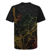 Aloha Hawaii Kalo Rugby Jersey Reggae Taro Polynesian Pattern LT14 - Polynesian Pride