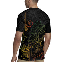 Aloha Hawaii Kalo Rugby Jersey Reggae Taro Polynesian Pattern LT14 - Polynesian Pride